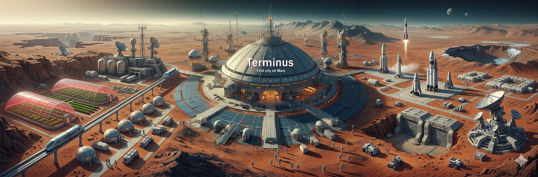 YENİ BİR DÜNYA 7 – Mars’ta İlk Şehir Terminus Projesi 2